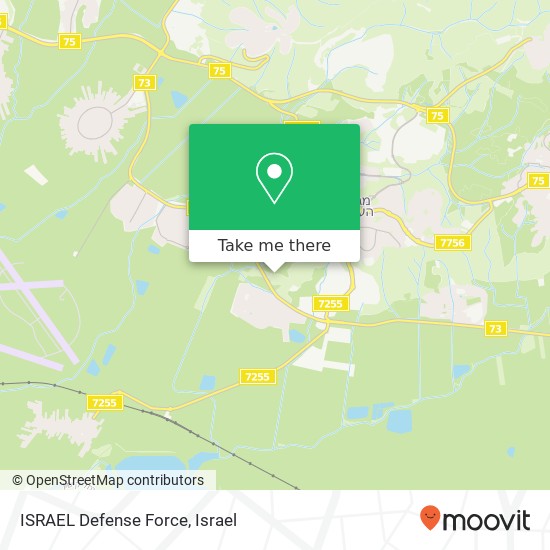 ISRAEL Defense Force map