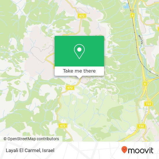 Карта Layali El Carmel