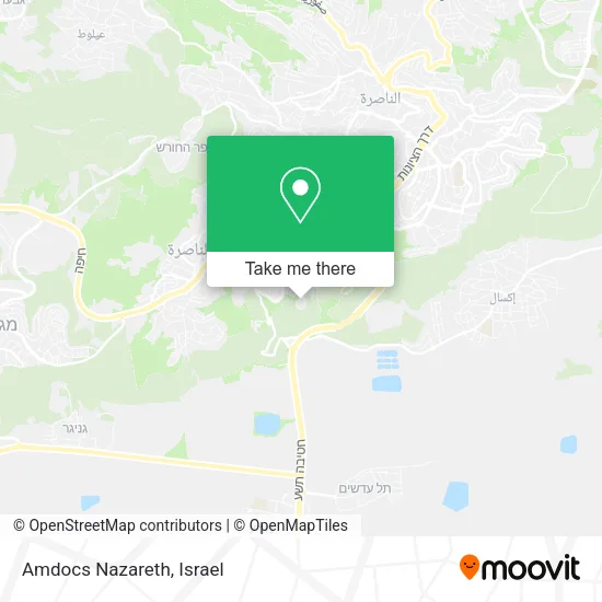 Карта Amdocs Nazareth