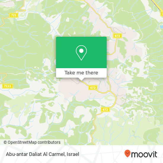 Abu-antar Daliat Al Carmel map