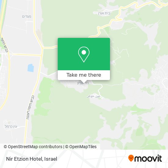 Nir Etzion Hotel map