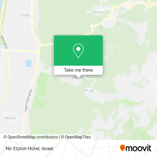 Карта Nir Etzion Hotel