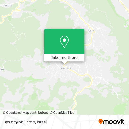 אנדרין מסעדת שף map