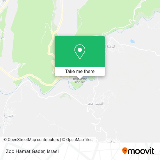 Карта Zoo Hamat Gader