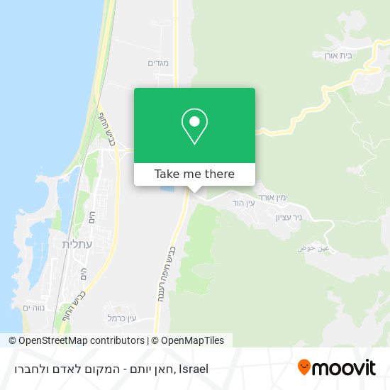 חאן יותם - המקום לאדם ולחברו map