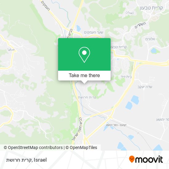 קרית חרושת map