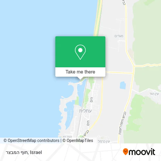 Карта חוף המבצר