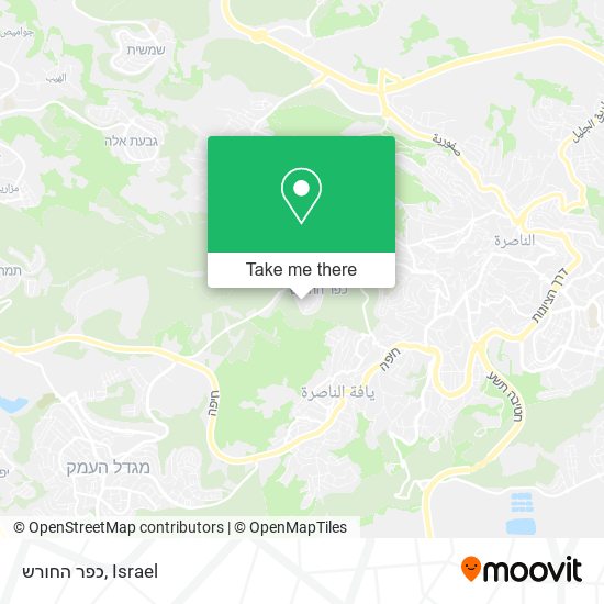 כפר החורש map