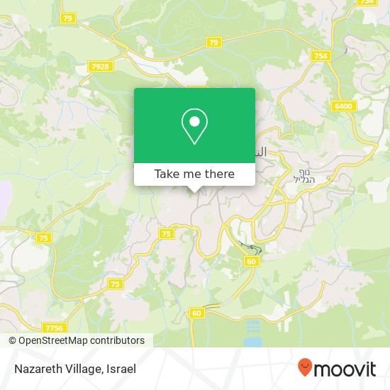 Nazareth Village map