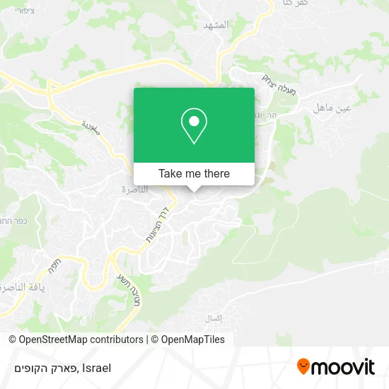 Карта פארק הקופים