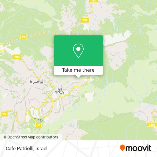 Карта Cafe Patriolli