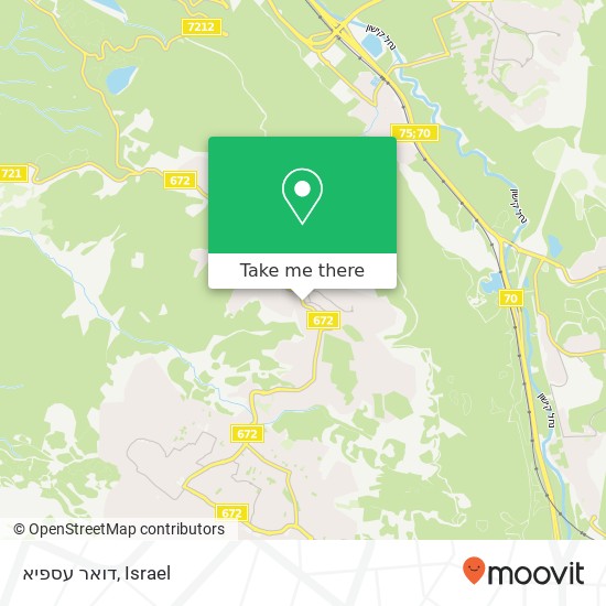 דואר עספיא map