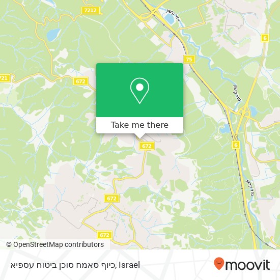 כיוף סאמח סוכן ביטוח עספיא map