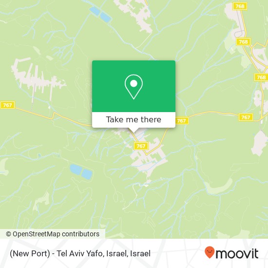 (New Port) - Tel Aviv Yafo, Israel map