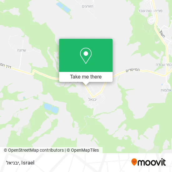Карта יבניאל