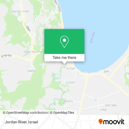 Карта Jordan River