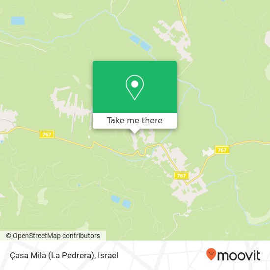 Çasa Mila (La Pedrera) map