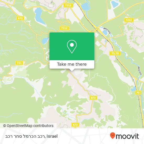 רכב הכרמל סחר רכב map