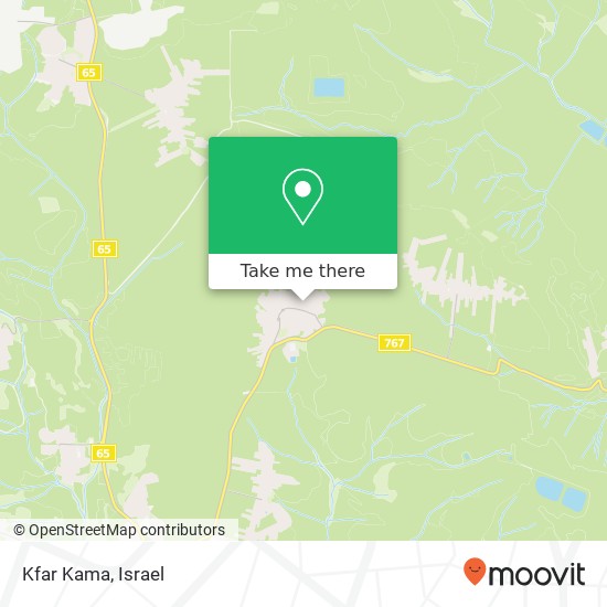 Kfar Kama map