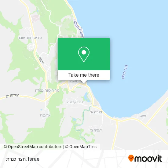 Карта חצר כנרת