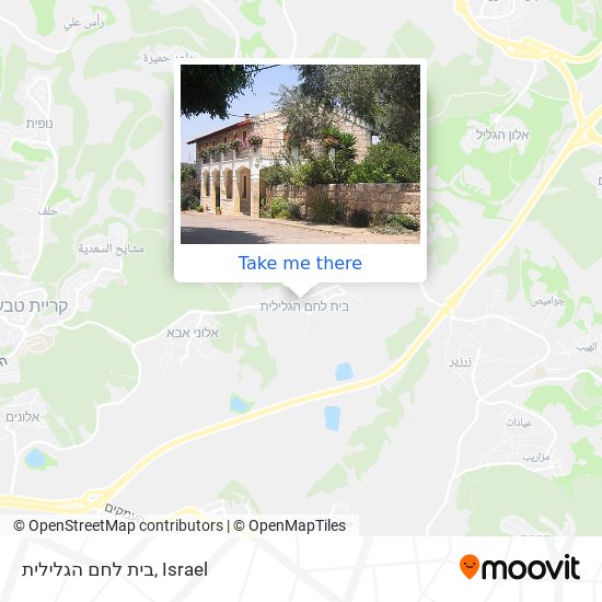 בית לחם הגלילית map