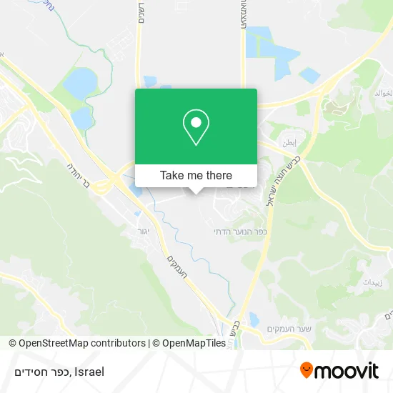 Карта כפר חסידים