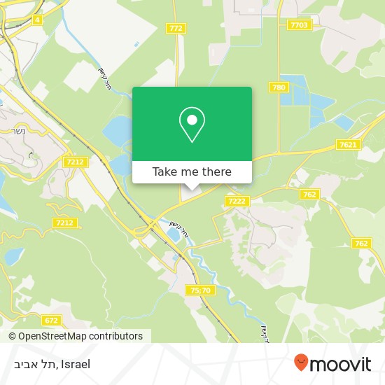 Карта תל אביב