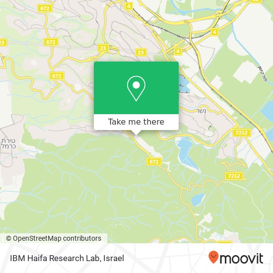 Карта IBM Haifa Research Lab