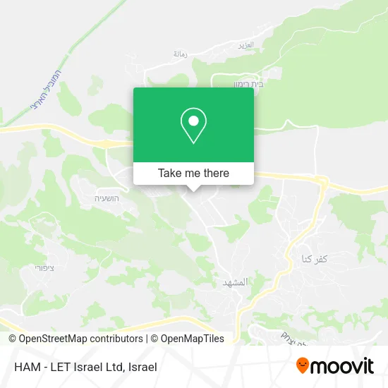 Карта HAM - LET Israel Ltd