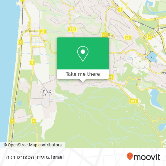 מועדון הספורט דניה map