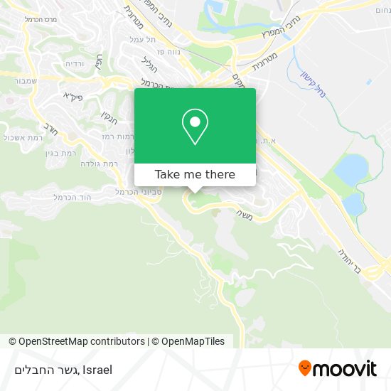 גשר החבלים map