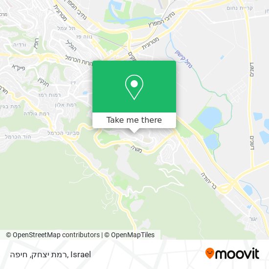 רמת יצחק, חיפה map