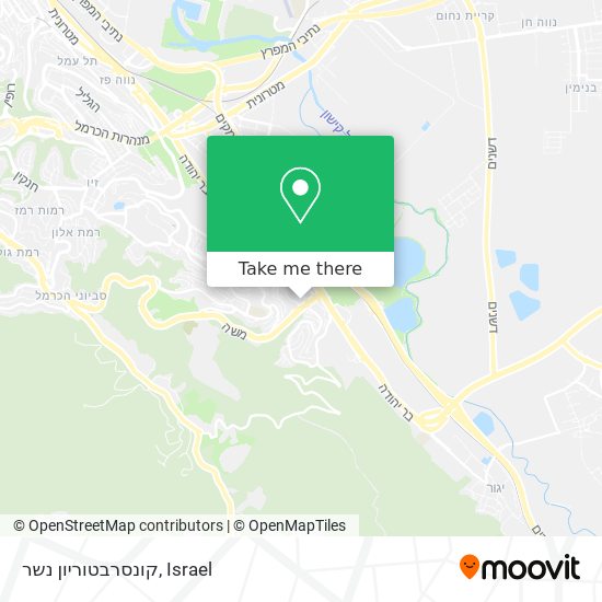 קונסרבטוריון נשר map