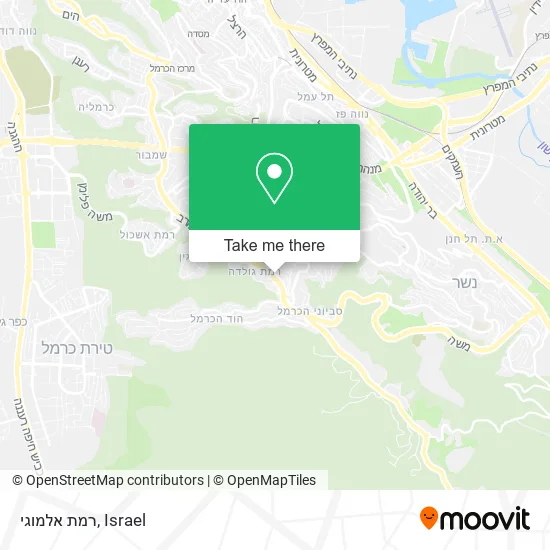 Карта רמת אלמוגי