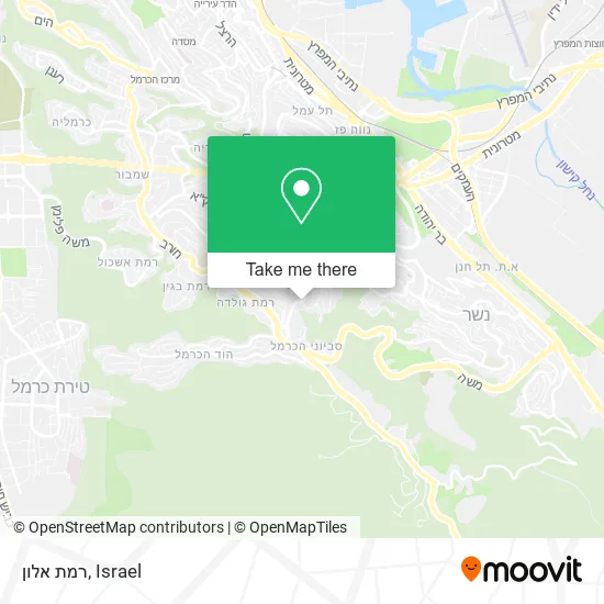 Карта רמת אלון