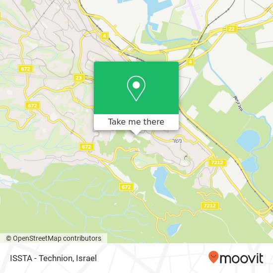 Карта ISSTA - Technion