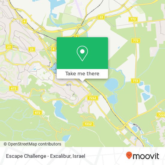 Карта Escape Challenge - Excalibur
