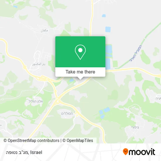 Карта מג"ב נטופה