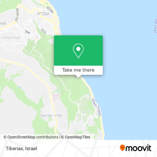 Tiberias map