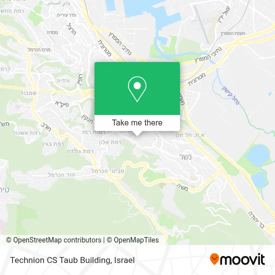 Technion CS Taub Building map