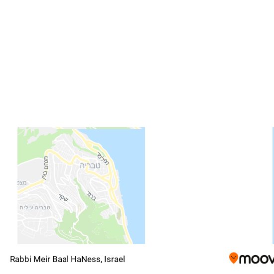 Rabbi Meir Baal HaNess map