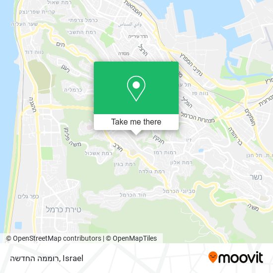 רוממה החדשה map