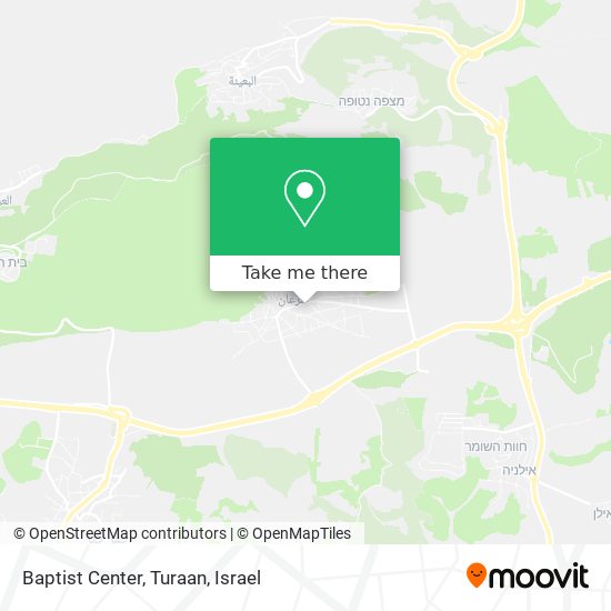Карта Baptist Center, Turaan