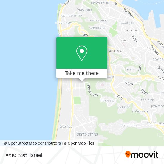 מינה טומיי map