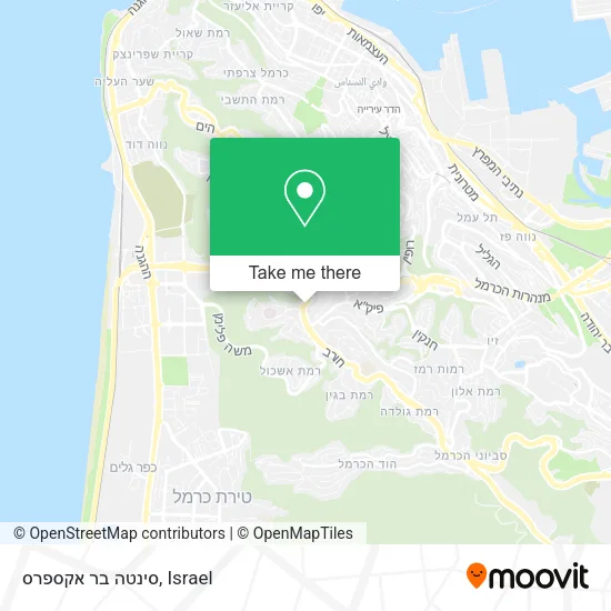 Карта סינטה בר אקספרס