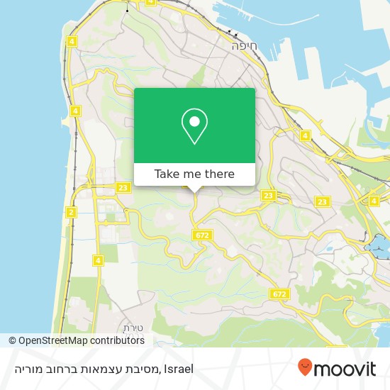 מסיבת עצמאות ברחוב מוריה map