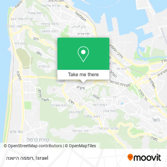 Карта רוממה הישנה