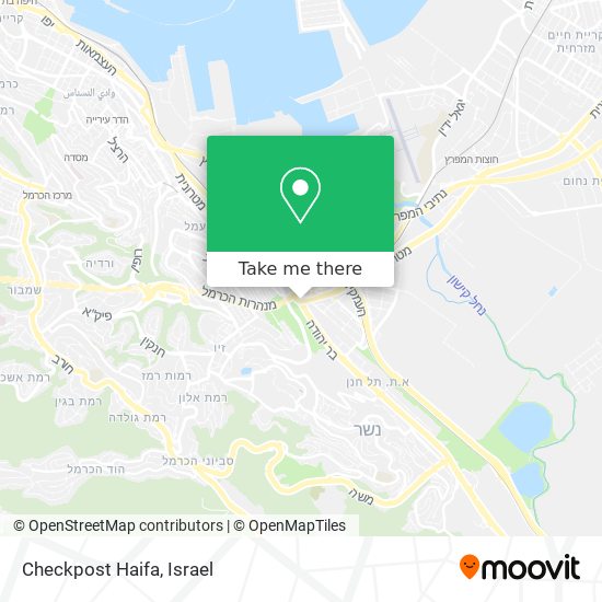 Карта Checkpost Haifa
