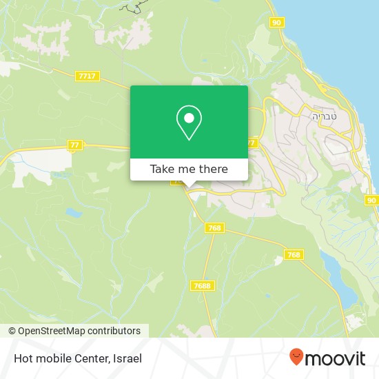 Hot mobile Center map