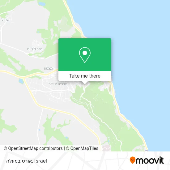 Карта אורט במעלה